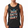 SEIS Siete Guey Baseball Drip Mexico Spanish 67 Slang Boys Men Tank Top