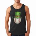 St Patricks Day Baseball Player Leprechaun Hat Men Boys Kids Men Tank Top
