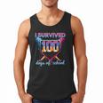 I Survived 100 Days Of School Baseball Boys Students Men Tank Top I Survived 100 Days Of School Baseball Boys Students Men Tank Top