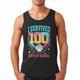 I Survived 100 Days Of School Baseball Drip Students Teacher Men Tank Top I Survived 100 Days Of School Baseball Drip Students Teacher Men Tank Top