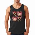 Valentines Day Drip Heart Baseball XOXO Boys Kids Men Sport Men Tank Top