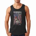 Vintage USA Flag Baseball Player Proud Baseball Dad Men Tank Top Vintage USA Flag Baseball Player Proud Baseball Dad Men Tank Top