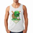 Baseball Life Style Ice Cream Drip Green Premium Tri-Blend Men Tank Top