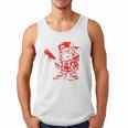 Drippy Baseball Mascot Valentine Heart Glasses Cartoon Men Tank Top Drippy Baseball Mascot Valentine Heart Glasses Cartoon Men Tank Top