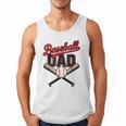 Father's Day Baseball Dad Daddy Vintage Game Day Boys Kids Men Tank Top
