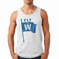 Fly The W Chicago Baseball Winning Flag Distressed Premium Tri-Blend Men Tank Top Fly The W Chicago Baseball Winning Flag Distressed Premium Tri-Blend Men Tank Top