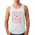 Ho Ho Homerun Baseball Ugly Christmas Sweater Party Hitter Men Tank Top Ho Ho Homerun Baseball Ugly Christmas Sweater Party Hitter Men Tank Top