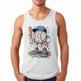 Melting Slime Sprinkle Baseball Mascot With Bat Men Tank Top