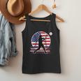 Women's Batter Patriotic American Flag Baseball Silks Men Tank Top Women's Batter Patriotic American Flag Baseball Silks Men Tank Top