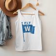 Fly The W Chicago Baseball Winning Flag Distressed Premium Tri-Blend Men Tank Top Fly The W Chicago Baseball Winning Flag Distressed Premium Tri-Blend Men Tank Top