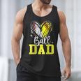 Ball Dad Softball Baseball Dad Fathers Day Men Tank Top