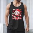 Baseball Drip Ice Cream Boys Kids Youth Valentines Men Tank Top
