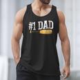 Baseball Player Dad Papa Number One Baseball Dad Fathers Day Men Tank Top
