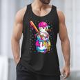 Baseball Snowman Drip Christmas Baseball Boys Men Kids Men Tank Top