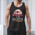 Baseball Is My Valentine Valentines Day Men Boys Kids Teen Men Tank Top