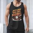 Just A Boy Who Loves Baseball Player Kids Men Tank Top Just A Boy Who Loves Baseball Player Kids Men Tank Top