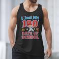 I Just Hit 100 Days Of School Baseball 100th Day Boys Kids Men Tank Top