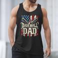 Retro American Flag Baseball Dad Father's Day Men Tank Top Retro American Flag Baseball Dad Father's Day Men Tank Top