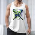 67 Baseball Drip Effect Urban Tee Style 6-7 Meme Graphic Premium Tri-Blend Men Tank Top