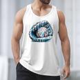 Baseball Drip Ice Cream Sprinkles Baseball Glove Premium Tri-Blend Men Tank Top