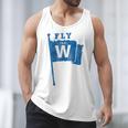 Fly The W Chicago Baseball Winning Flag Distressed Premium Tri-Blend Men Tank Top Fly The W Chicago Baseball Winning Flag Distressed Premium Tri-Blend Men Tank Top