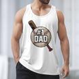 Vintage Father's Day 1 Baseball Dad Baseball Lovers Players Men Tank Top Vintage Father's Day 1 Baseball Dad Baseball Lovers Players Men Tank Top
