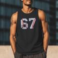 67 Sports Meme – Baseball Number 6 7 Men Tank Top