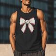 Baseball Coquette Bow Cute Baseball Game Men Tank Top