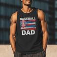 Baseball Dad For Men American Flag 4th Of July Fathers Day Men Tank Top Baseball Dad For Men American Flag 4th Of July Fathers Day Men Tank Top