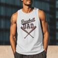 Baseball Dad Father's Day Baseball Daddy Game Day Toddlers Men Tank Top Baseball Dad Father's Day Baseball Daddy Game Day Toddlers Men Tank Top