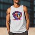 Gen Alpha Slang Ice Cream Drip Six Seven 67 Baseball Catcher Men Tank Top