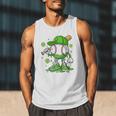 Kids Boys Happy St Patricks Day Kids Baseball Ice Cream Drip Men Tank Top