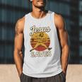 Youth Boy Baseball Jesus Saves Christian Baseball Religious Men Tank Top