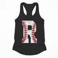 Baseball Alphabet Monogram Initial Letter R Flowy Tank Baseball Alphabet Monogram Initial Letter R Flowy Tank
