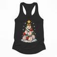 Baseball Christmas Tree Lights Santa Sport Player Lover Xmas Flowy Tank Baseball Christmas Tree Lights Santa Sport Player Lover Xmas Flowy Tank