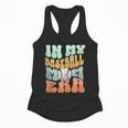 In My Baseball Mom Era Retro Groovy Style Sports Mama Flowy Tank