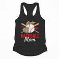 Baseball Mom Leopard Heart Mother's Day Girls Flowy Tank Baseball Mom Leopard Heart Mother's Day Girls Flowy Tank