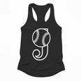 Baseball Sport Player Monogram Cool Initial Letter J Flowy Tank Baseball Sport Player Monogram Cool Initial Letter J Flowy Tank