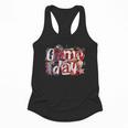 Game Day Baseball Leopard Coquette Bow Mama Mom Sister Flowy Tank