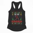 Ho Ho Homerun Xmas Sports Player Baseball Ugly Christmas Flowy Tank Ho Ho Homerun Xmas Sports Player Baseball Ugly Christmas Flowy Tank