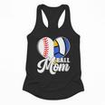 Proud Ball Mom Volleyball Baseball Mom Heart Flowy Tank Proud Ball Mom Volleyball Baseball Mom Heart Flowy Tank