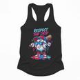 Respect The Drip Baseball Bat Sunglasses Mascot Flowy Tank