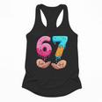 Six Seven 6-7 Baseball Ice Cream Drip 67 Meme Hands Flowy Tank