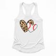 Baseball Heart Leopard Heart Sport Baseball Mom Flowy Tank