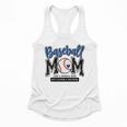 Baseball Mom Blue Varsity Baseball Mama Cute Mother's Day Flowy Tank
