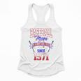 Baseball Mom Loud & Proud Since 1971 Raglan Baseball Tee Flowy Tank