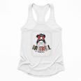 Baseball Mom Messy Bun Mommy Baseball Player Premium Flowy Tank
