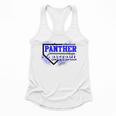 Blue Panther Baseball Home Plate Game Day Mascot Panther Flowy Tank