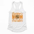 Catcher's Mom And Not Afraid Leopard Baseball Mom Flowy Tank Catcher's Mom And Not Afraid Leopard Baseball Mom Flowy Tank