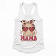 Heart Glasses Baseball Mama Baseball Mom Mother's Day Flowy Tank
